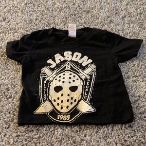 6/$35 Black  Jason Graphic Kids T-Shirt